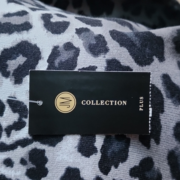 GORGEOUS JM COLLECTION LEOPARD TUNIC SWEATER!!! - Picture 5 of 8